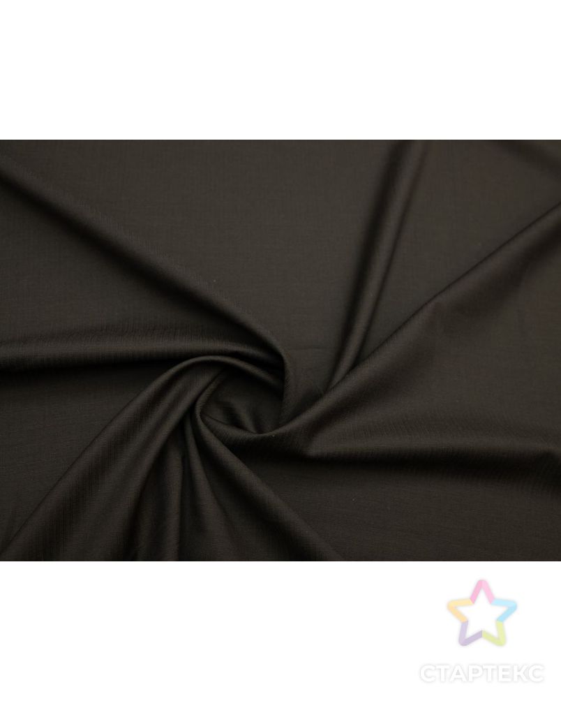 Шерстяная костюмная ткань в фактурную полосочку, цвет темно-серый арт. ГТ-8451-1-ГТ-17-10389-3-29-1 1