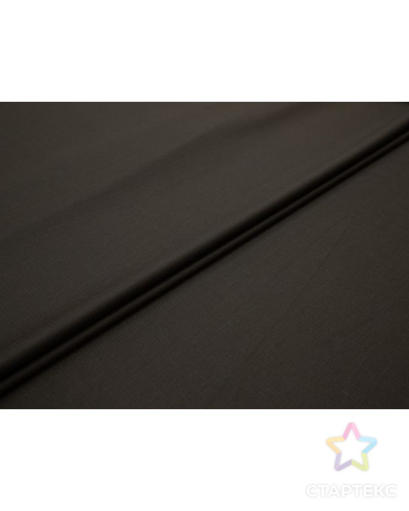 Шерстяная костюмная ткань в фактурную полосочку, цвет темно-серый арт. ГТ-8451-1-ГТ-17-10389-3-29-1 2