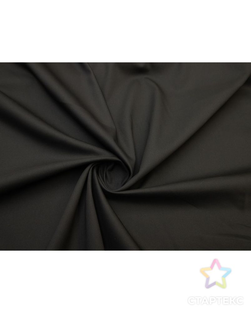 Двухсторонняя костюмная ткань однотонная, цвет чёрный арт. ГТ-8489-1-ГТ-17-10429-1-38-1 1