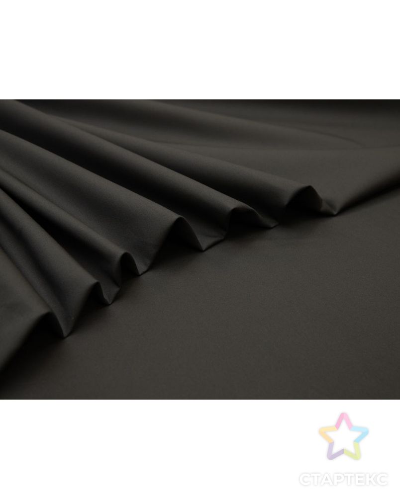 Двухсторонняя костюмная ткань однотонная, цвет чёрный арт. ГТ-8489-1-ГТ-17-10429-1-38-1 3