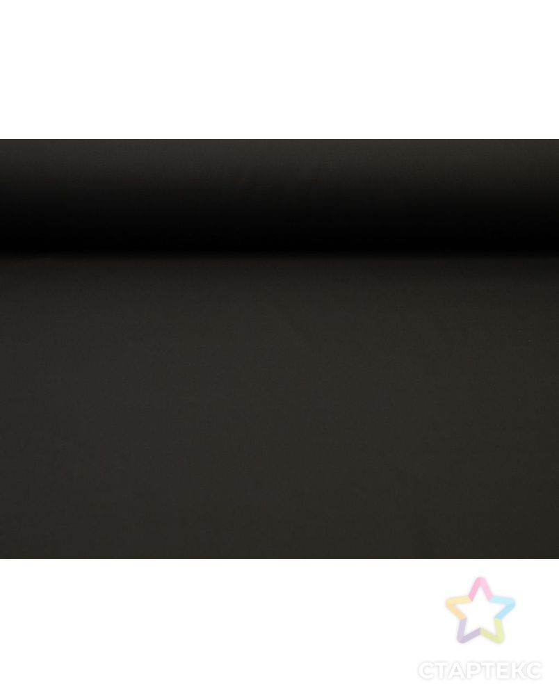 Двухсторонняя костюмная ткань однотонная, цвет чёрный арт. ГТ-8489-1-ГТ-17-10429-1-38-1 4