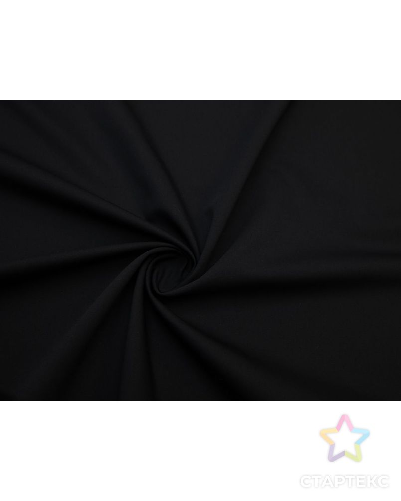 Двухсторонняя костюмная ткань однотонная, цвет черно-синий арт. ГТ-8490-1-ГТ-17-10430-1-30-1 1