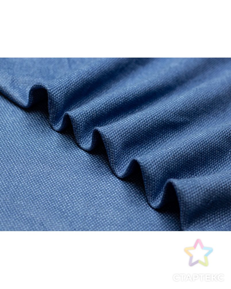 Двухстороння костюмная ткань крупного плетения, цвет синий арт. ГТ-4417-1-ГТ-17-5906-1-30-1 2
