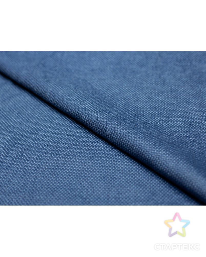 Двухстороння костюмная ткань крупного плетения, цвет синий арт. ГТ-4417-1-ГТ-17-5906-1-30-1 3