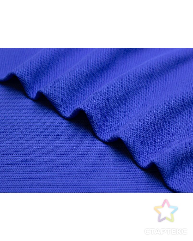 Костюмная ткань крупного плетения, цвет васильковый арт. ГТ-4427-1-ГТ-17-5917-1-30-1 2