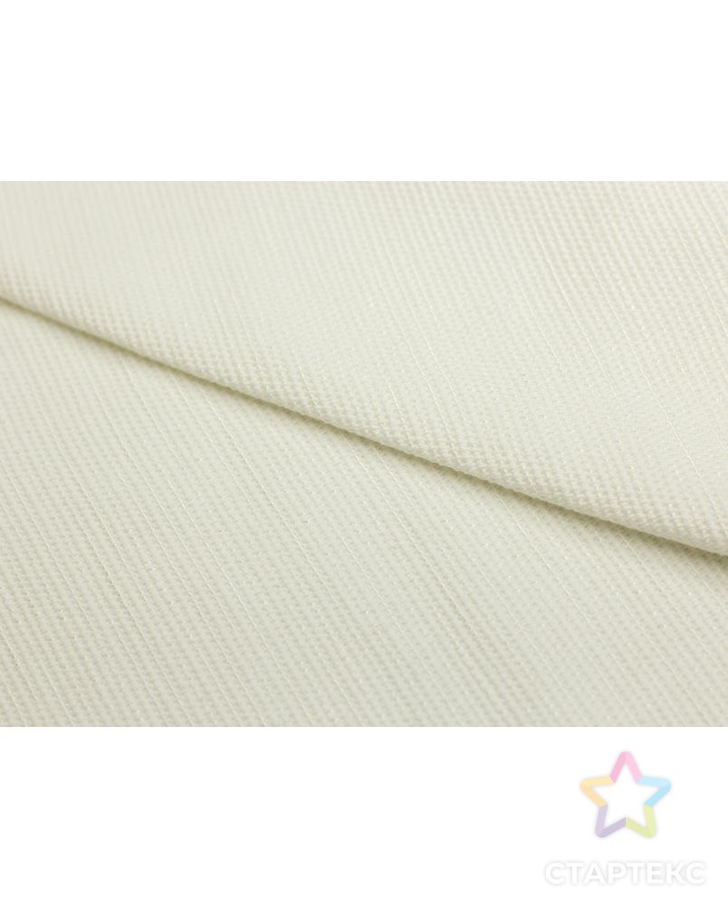 Костюмная ткань крупного плетения, цвет белый арт. ГТ-4439-1-ГТ-17-5932-1-2-1 3