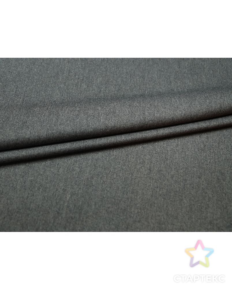 Костюмная 2х сторонняя шерстяная ткань цвет серый меланж арт. ГТ-4788-1-ГТ-17-6377-1-29-1