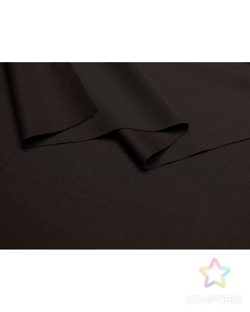 Легкая костюмная ткань, цвет черного кофе арт. ГТ-5236-1-ГТ-17-6928-1-15-3 2