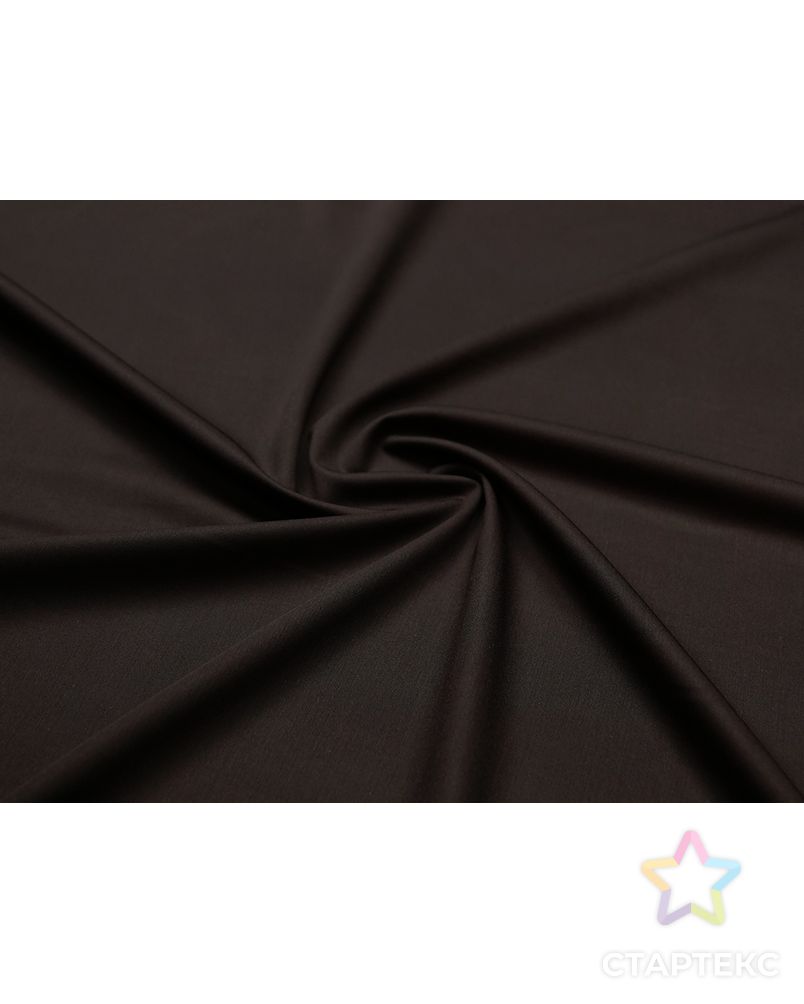 Легкая костюмная ткань, цвет черного кофе арт. ГТ-5236-1-ГТ-17-6928-1-15-3 3