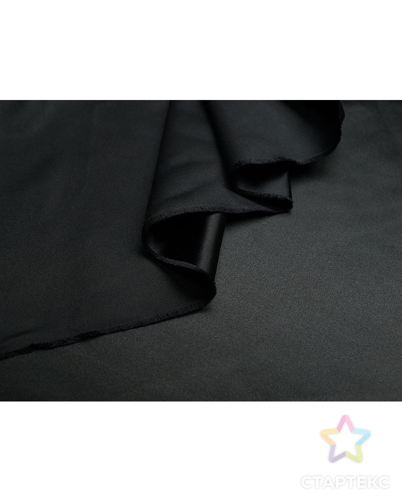 Костюмно-плательная ткань, глубокий черный цвет арт. ГТ-5328-1-ГТ-17-7015-1-38-1 2