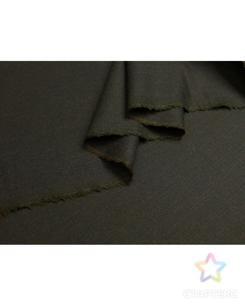Двухсторонняя костюмная ткань, коричневый меланж арт. ГТ-5464-1-ГТ-17-7205-6-21-1