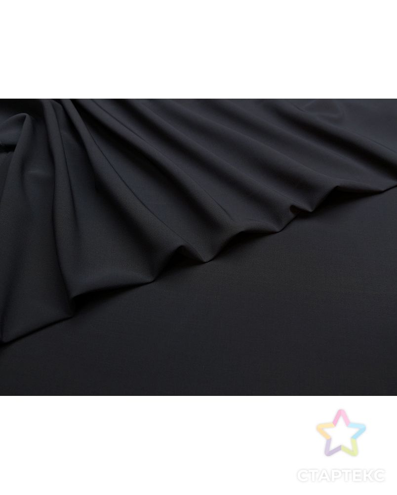 Двухсторонняя костюмная ткань, цвет угольно-черный арт. ГТ-5588-1-ГТ-17-7316-1-38-1 4