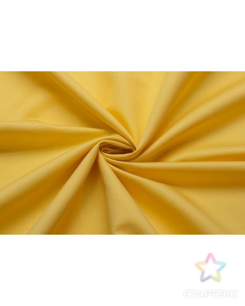 Костюмная ткань с текстурой диагональный рубчик, цвет ярко-желтый арт. ГТ-5857-1-ГТ-17-7573-1-9-1 5