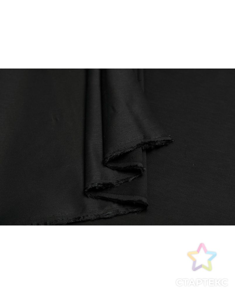Костюмная-плательная ткань, цвет мерцающий черный арт. ГТ-5809-1-ГТ-17-7575-1-38-1 5