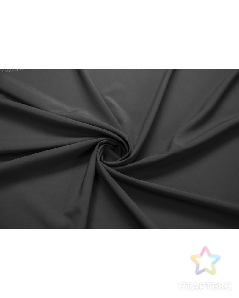 Костюмная ткань с перфорацией, купон 150 см, цвет черный арт. ГТ-6759-1-ГТ-17-8603-1-38-1 1