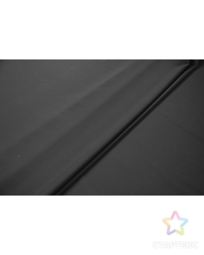 Костюмная ткань с перфорацией, купон 150 см, цвет черный арт. ГТ-6759-1-ГТ-17-8603-1-38-1 2