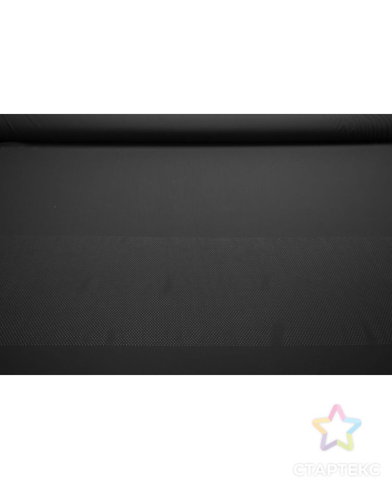 Костюмная ткань с перфорацией, купон 150 см, цвет черный арт. ГТ-6759-1-ГТ-17-8603-1-38-1 4