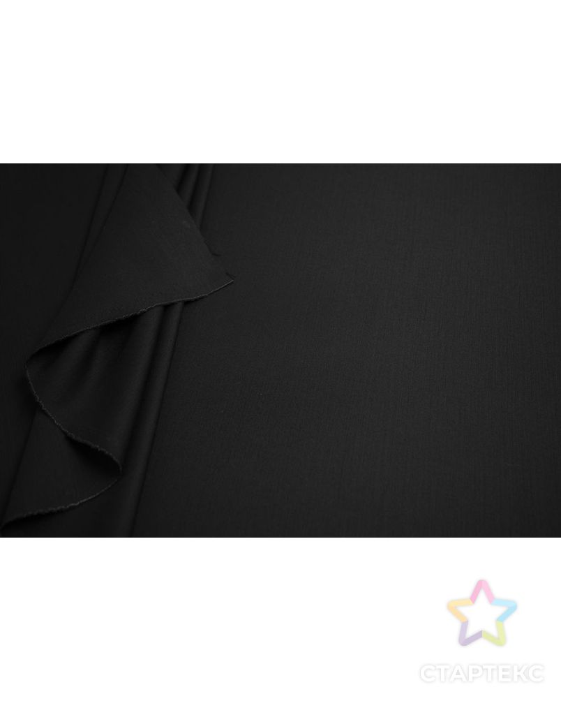 Костюмная ткань с текстурной поверхностью, цвет чёрный арт. ГТ-6772-1-ГТ-17-8616-1-38-1 5