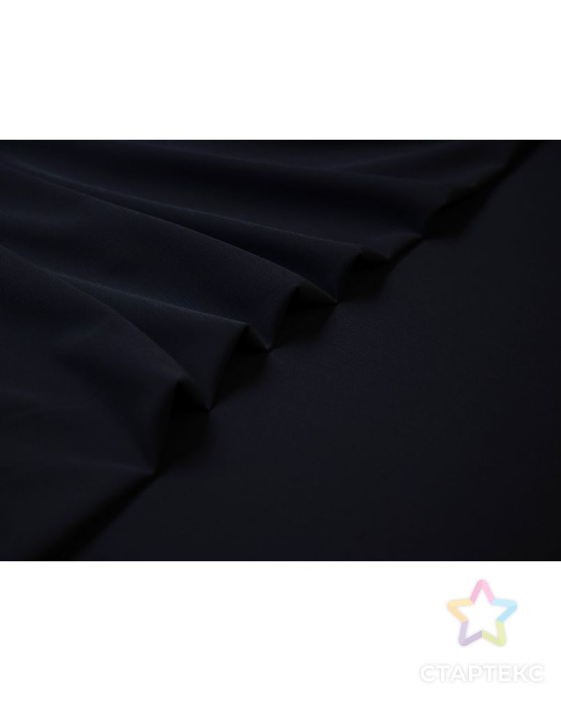Костюмно-плательная  ткань креповая, цвет темно-синий арт. ГТ-6961-1-ГТ-17-8809-1-30-1 3