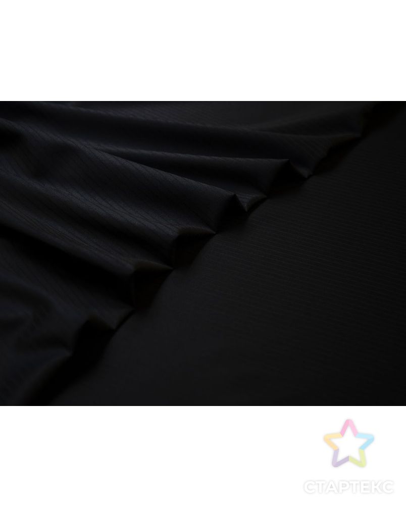 Костюмная  ткань в полоску, цвет черно-синий арт. ГТ-6963-1-ГТ-17-8811-3-30-1 3