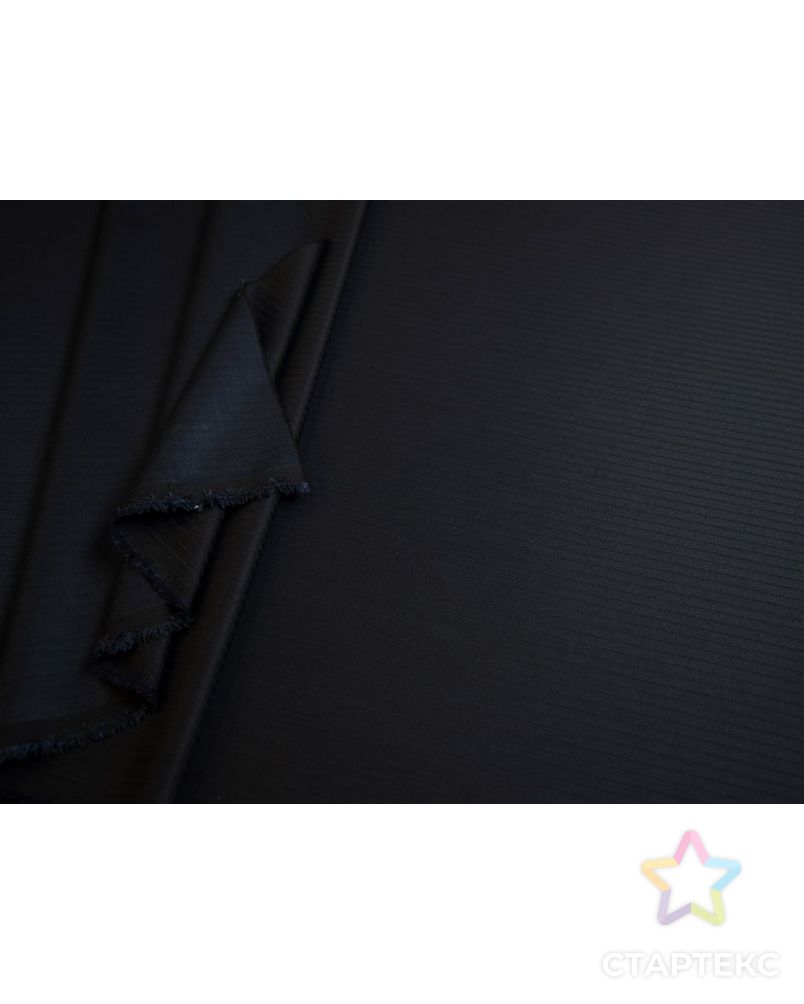 Костюмная  ткань в полоску, цвет черно-синий арт. ГТ-6963-1-ГТ-17-8811-3-30-1 5
