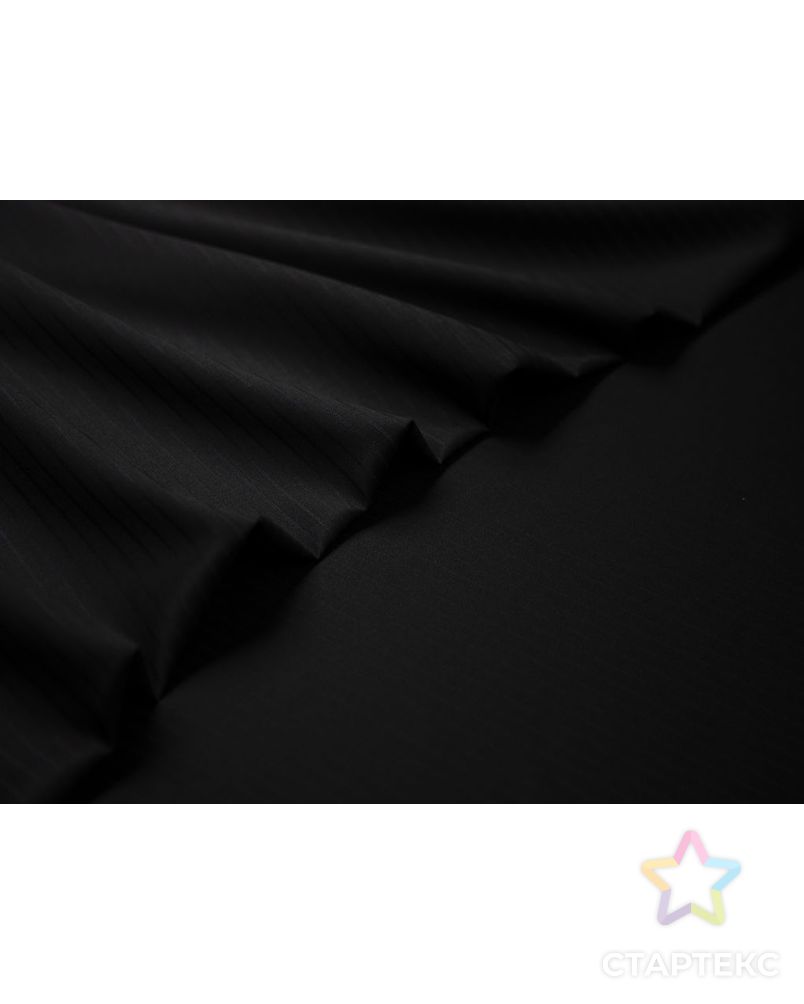 Классическая костюмная ткань в полоску, цвет чёрный арт. ГТ-6988-1-ГТ-17-8837-3-38-1 3