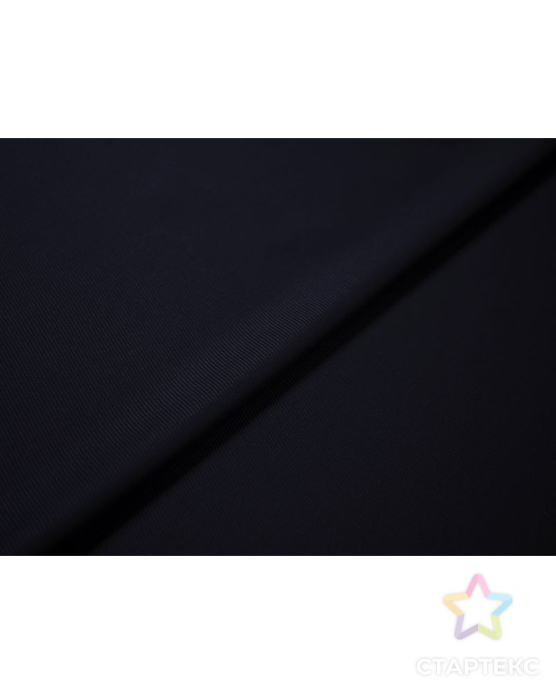 Костюмная ткань в выработкой "диагональная полоска", цвет черный арт. ГТ-7008-1-ГТ-17-8858-1-38-1 4