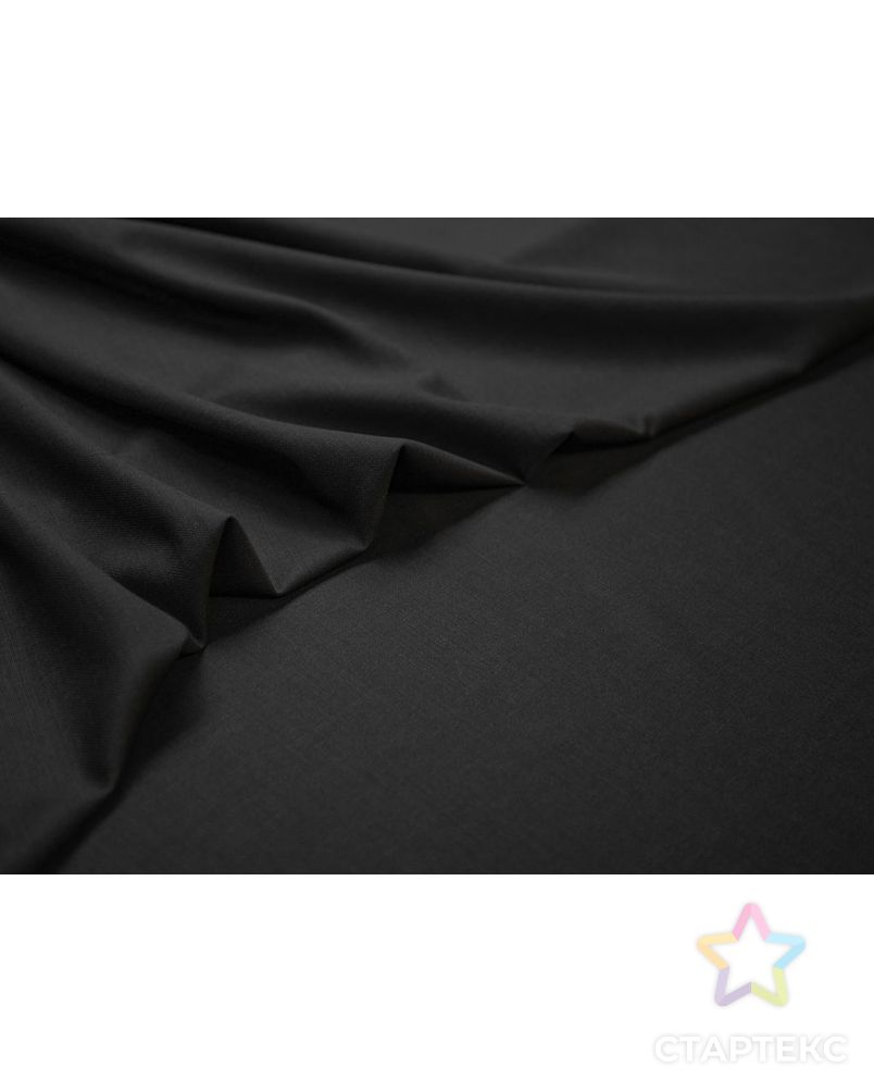 Костюмно-плательная ткань, плетение "рогожка", цвет темно-серый арт. ГТ-7011-1-ГТ-17-8865-1-29-1 3