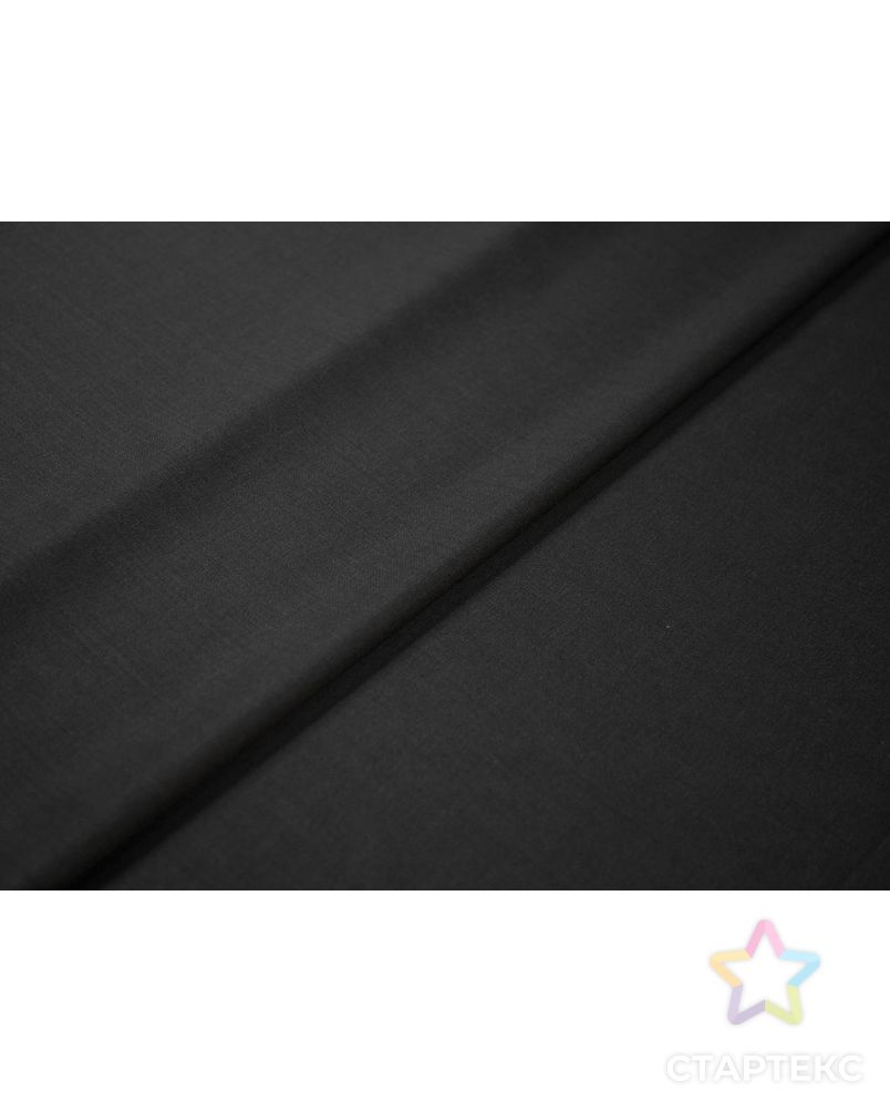 Костюмно-плательная ткань, плетение "рогожка", цвет темно-серый арт. ГТ-7011-1-ГТ-17-8865-1-29-1 6