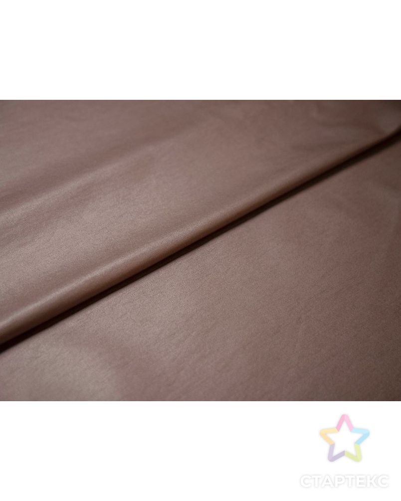 Костюмная ткань с виниловым покрытием , цвет какао арт. ГТ-7027-1-ГТ-17-8904-1-14-1 6