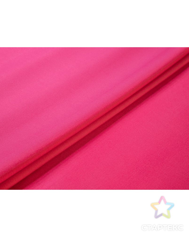 Костюмная ткань в диагональную полоску, цвет насыщенный розовый арт. ГТ-7252-1-ГТ-17-8995-1-26-1 2