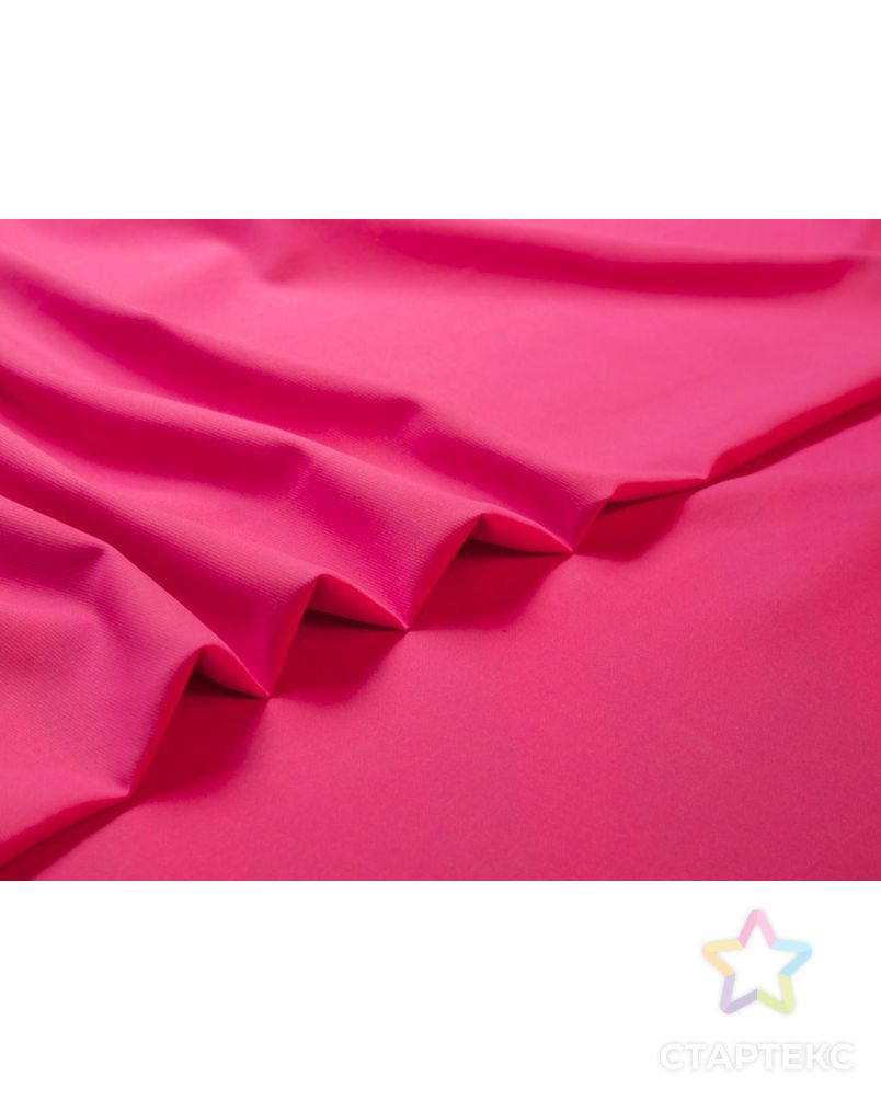 Костюмная ткань в диагональную полоску, цвет насыщенный розовый арт. ГТ-7252-1-ГТ-17-8995-1-26-1 3
