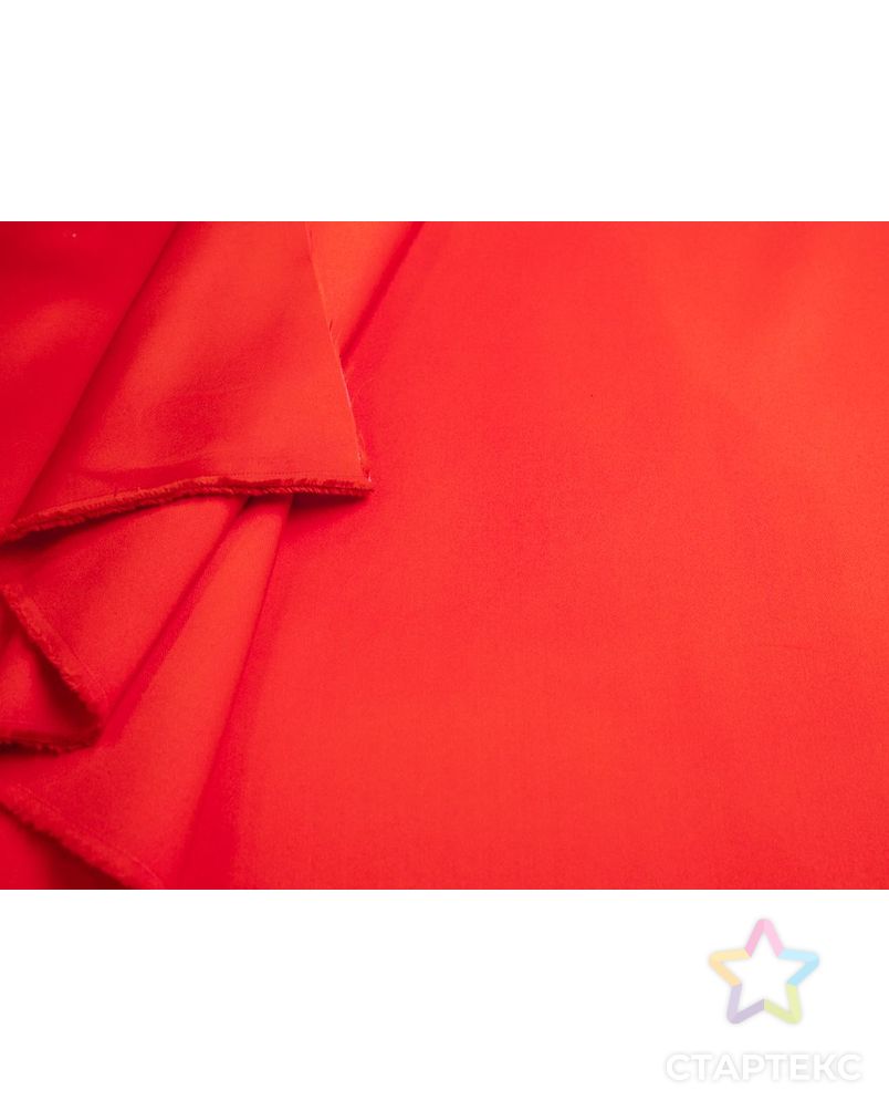 Двухсторонняя костюмная ткань Микадо, цвет насыщенный оранжевый арт. ГТ-7508-1-ГТ-17-9400-1-24-1 5