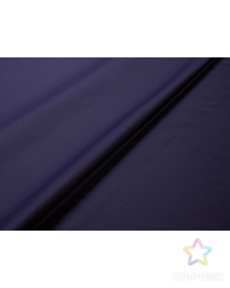 Костюмно-плательная ткань сатин, цвет темно-синий арт. ГТ-7529-1-ГТ-17-9423-1-30-3 2