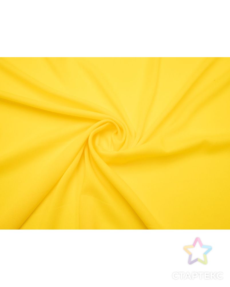 Креп блузочно-плательный ярко-желтого цвета арт. ГТ-8280-1-ГТ-18-10165-1-9-1 1