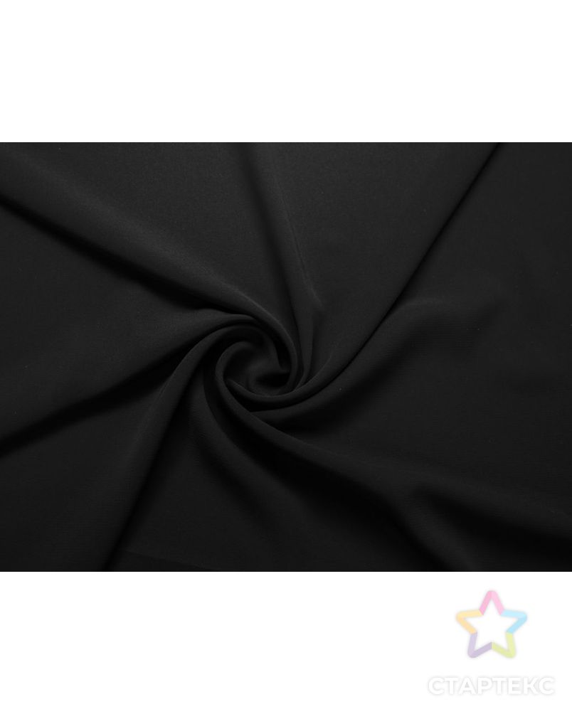 Креп блузочно-плательный , цвет чёрный арт. ГТ-7464-1-ГТ-18-9355-1-38-1 1