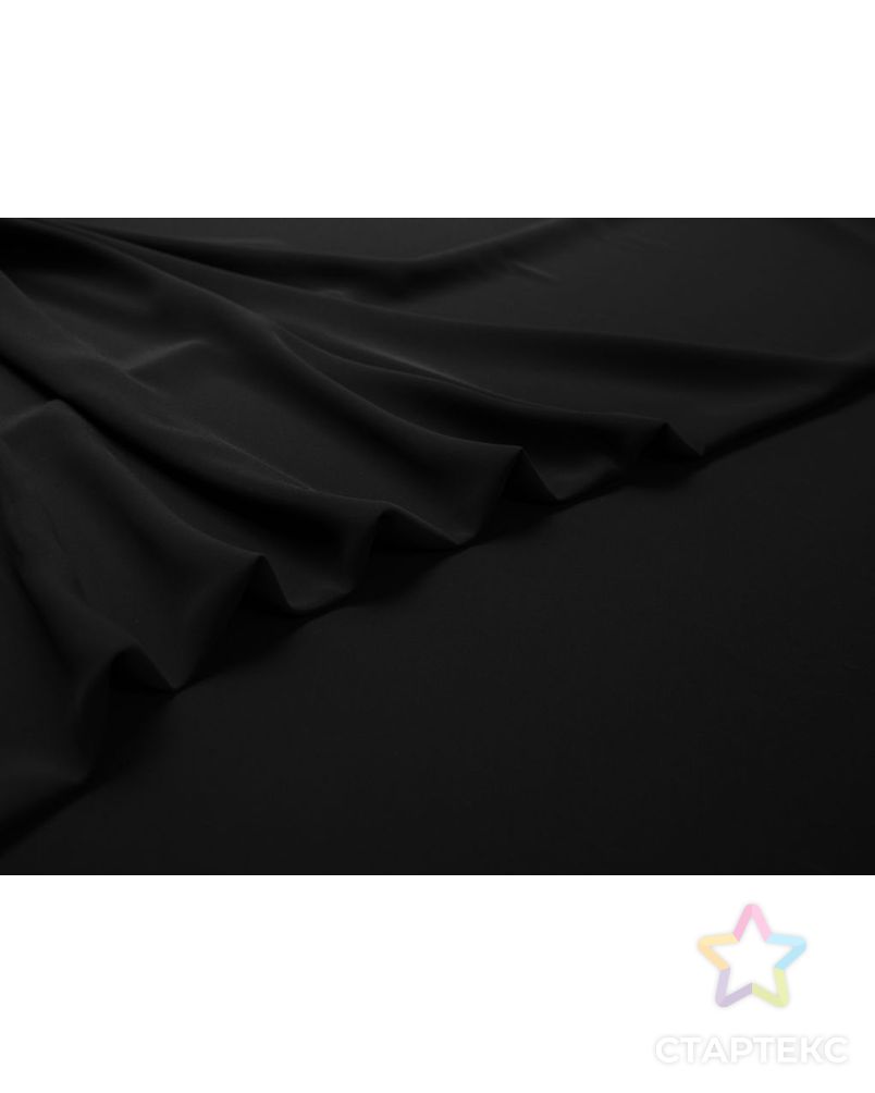 Креп блузочно-плательный , цвет чёрный арт. ГТ-7464-1-ГТ-18-9355-1-38-1 3