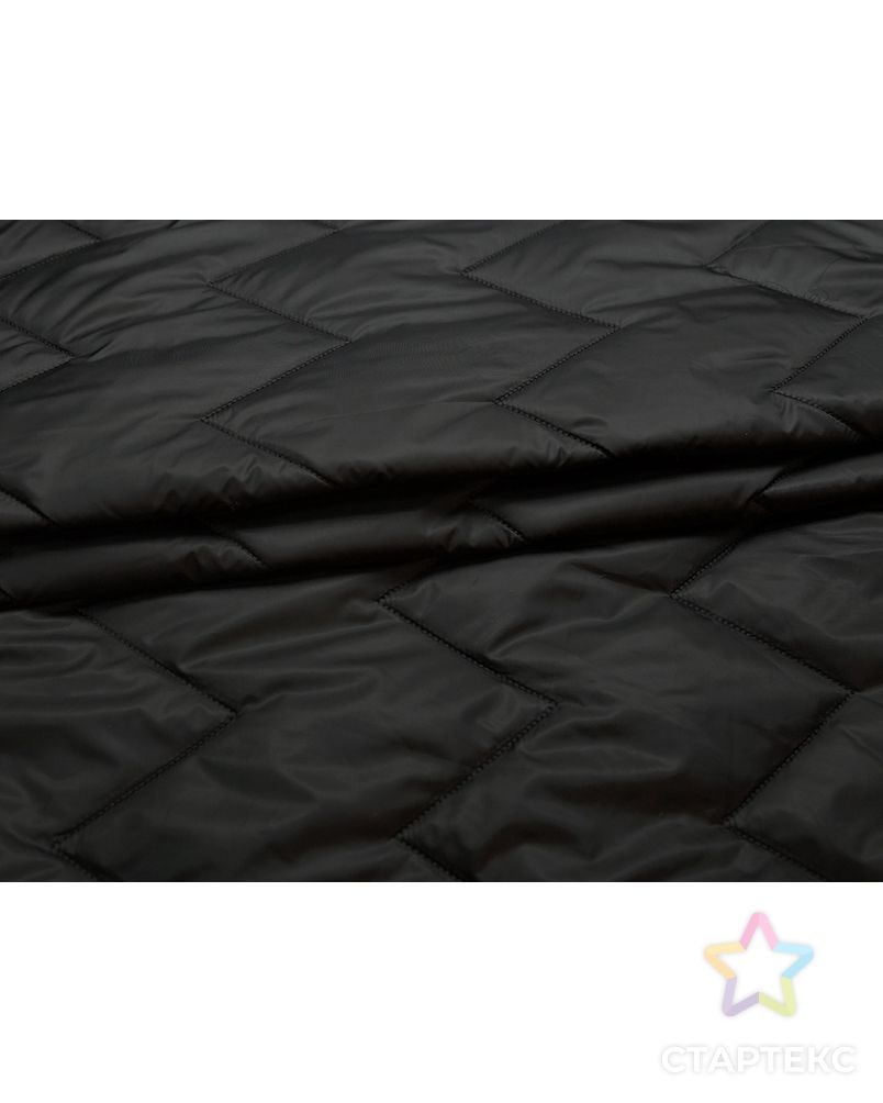 Курточная 2-х сторонняя стеганая ткань, цвет черный арт. ГТ-5626-1-ГТ-20-7361-12-38-3 5