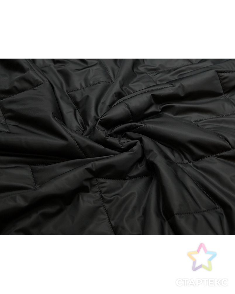 Курточная 2-х сторонняя стеганая ткань, цвет черный арт. ГТ-5626-1-ГТ-20-7361-12-38-3 6