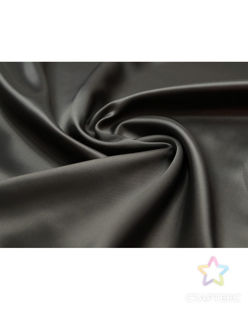 Однотонная вискозная подкладочная ткань коричнево-черного цвета арт. ГТ-3601-1-ГТ0000200