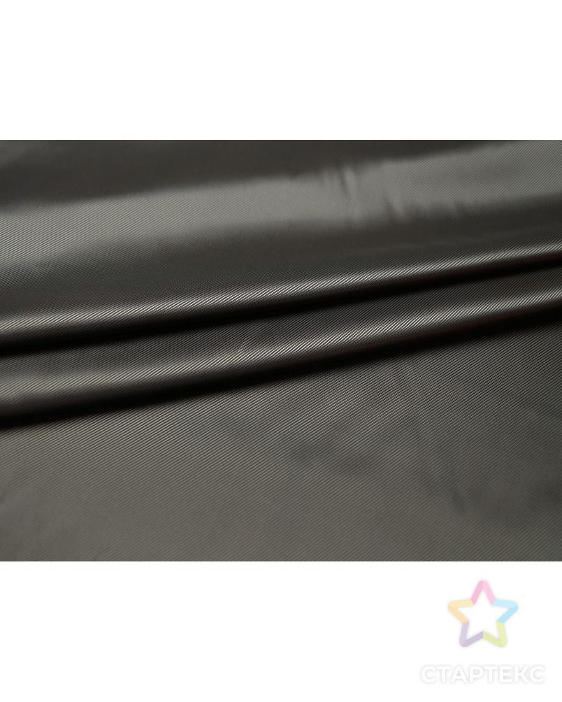 Однотонная вискозная подкладочная ткань коричнево-черного цвета арт. ГТ-3601-1-ГТ0000200 3