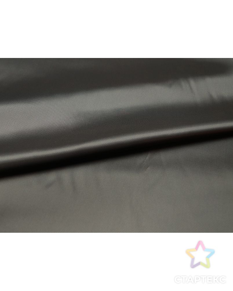 Однотонная вискозная подкладочная ткань коричнево-черного цвета арт. ГТ-3601-1-ГТ0000200 5