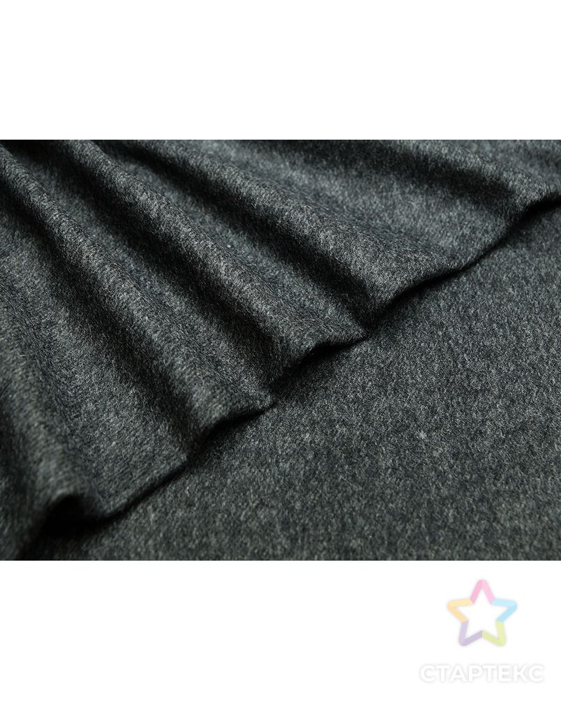 Ткань пальтовая, чёрно-белый рубчик по диагонали арт. ГТ-11-1-ГТ0020127 3