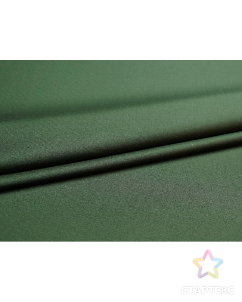 Ткань костюмная, цвет темно-зеленый цв.1067/1 арт. ГТ-4917-1-ГТ-21-6465-1-10-1 1