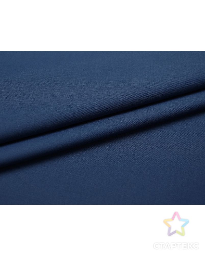 Ткань костюмная двухсторонняя синего цвета цв.76 арт. ГТ-178-1-ГТ0021103 2