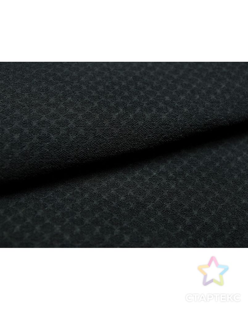 Ткань неопрен дублированная, цвет: черный твид арт. ГТ-182-1-ГТ0021155 2