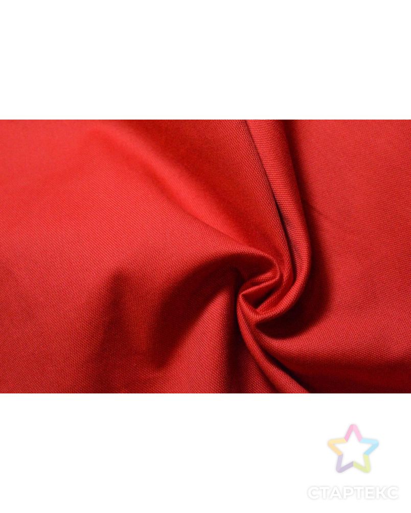 Ткань хлопок цвет ализариновый красный арт. ГТ-322-1-ГТ0021738 1