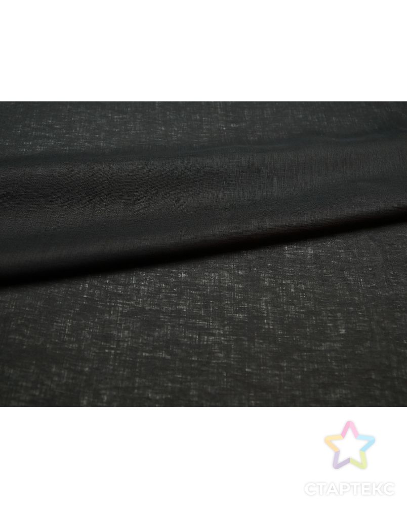 Рубашечно-плательный лен черного цвета арт. ГТ-5083-1-ГТ-22-6743-1-38-1 4