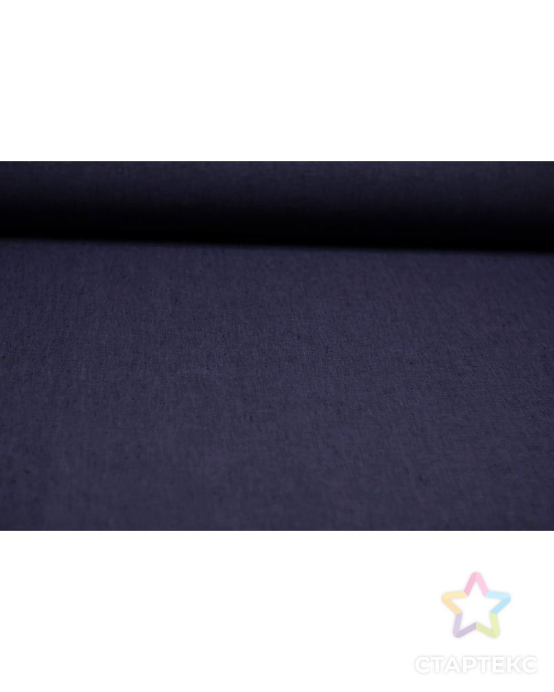 Рубашечно-плательный лен, цвет сине-черный меланж арт. ГТ-6205-1-ГТ-22-7961-6-30-1 1