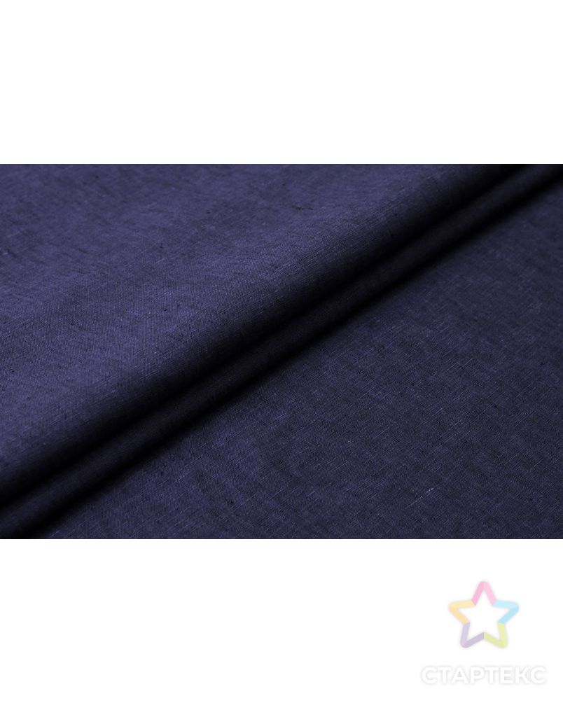 Рубашечно-плательный лен, цвет сине-черный меланж арт. ГТ-6205-1-ГТ-22-7961-6-30-1 4